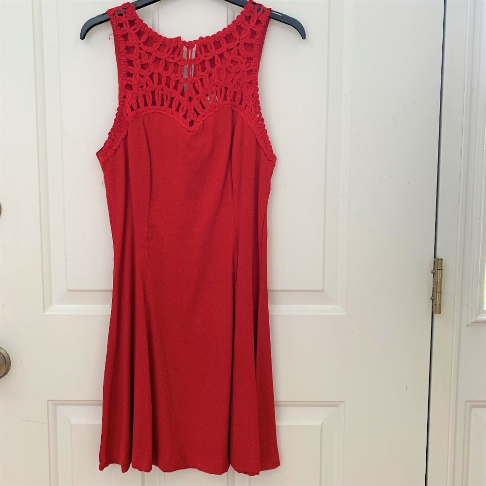Women's Casual Tank Red Dress
